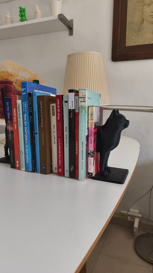 Cat Book Ends
