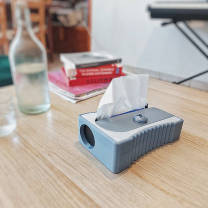 Pencil Sharpner Tissue Box