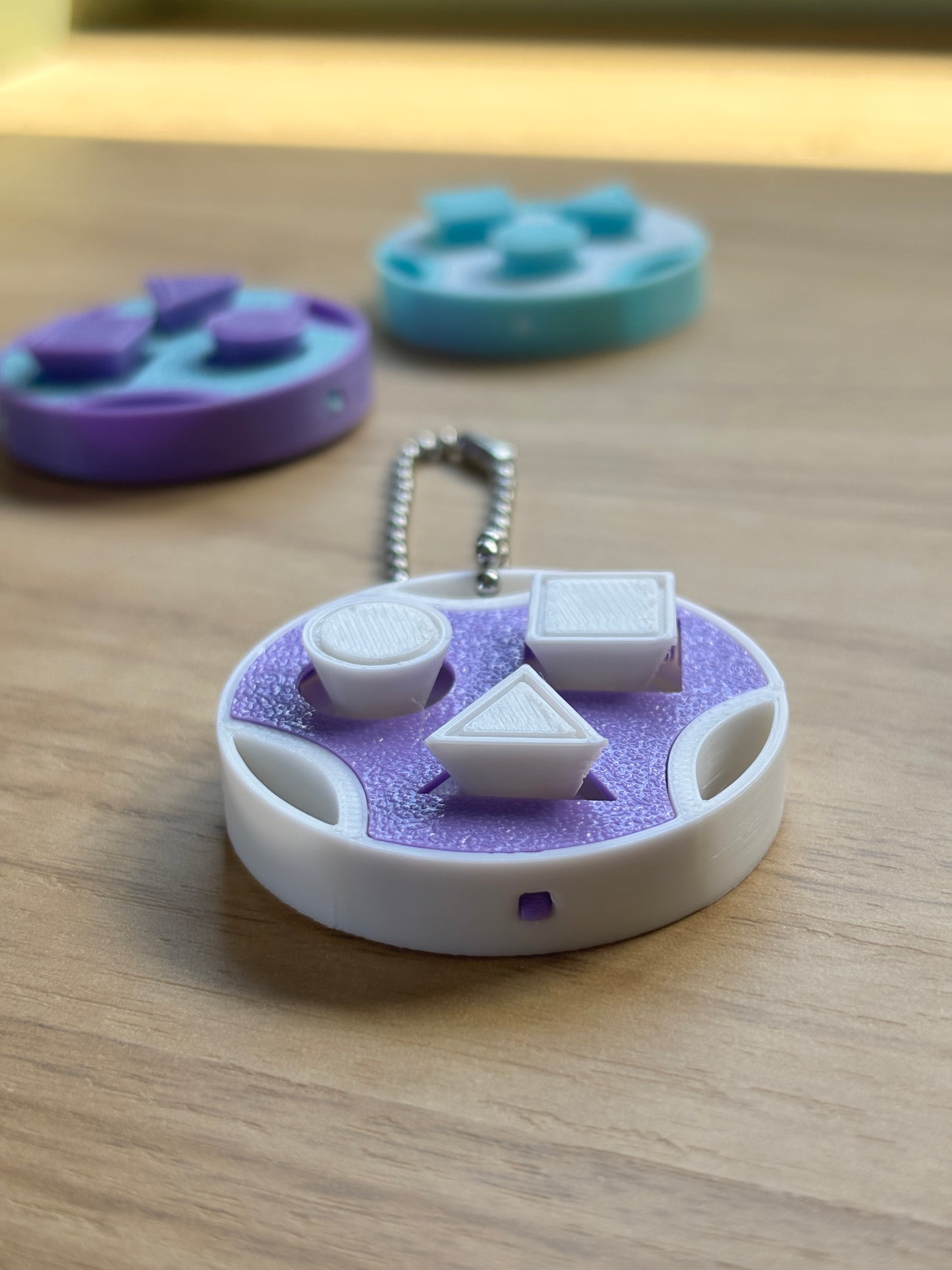 TRIOLO Geometric Fidget Keychain