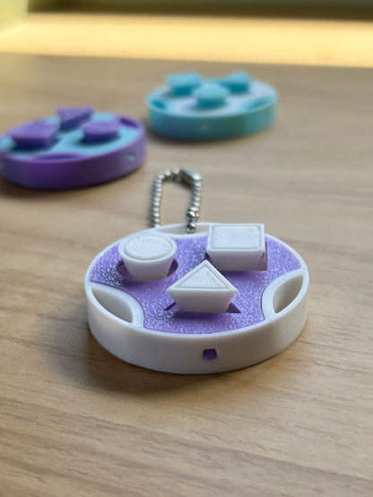 TRIOLO Geometric Fidget Keychain
