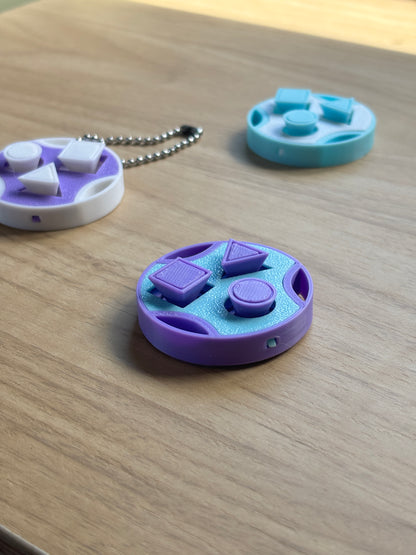 TRIOLO Geometric Fidget Keychain