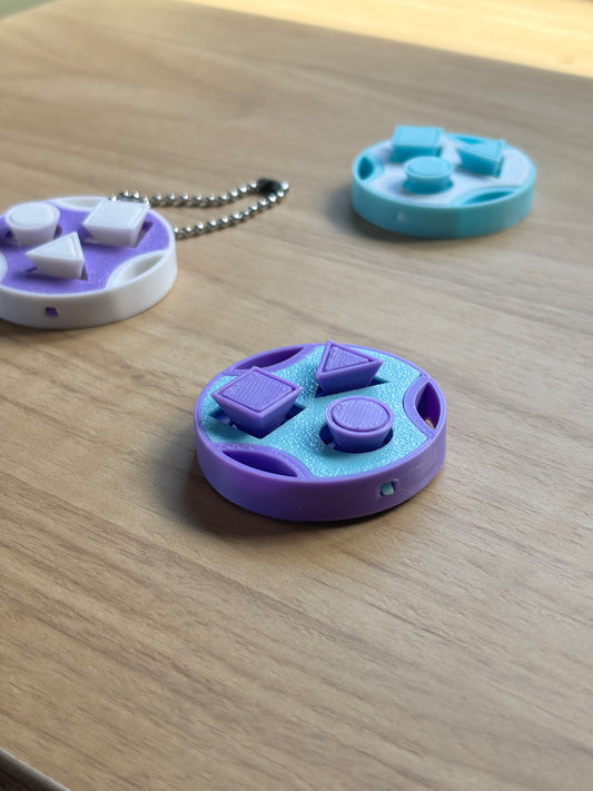 TRIOLO Geometric Fidget Keychain