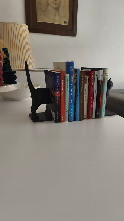 Cat Book Ends