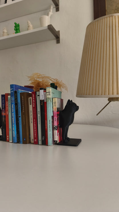 Cat Book Ends
