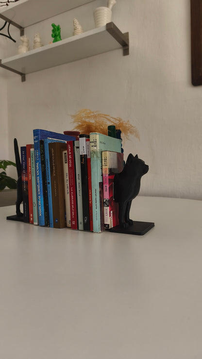 Cat Book Ends