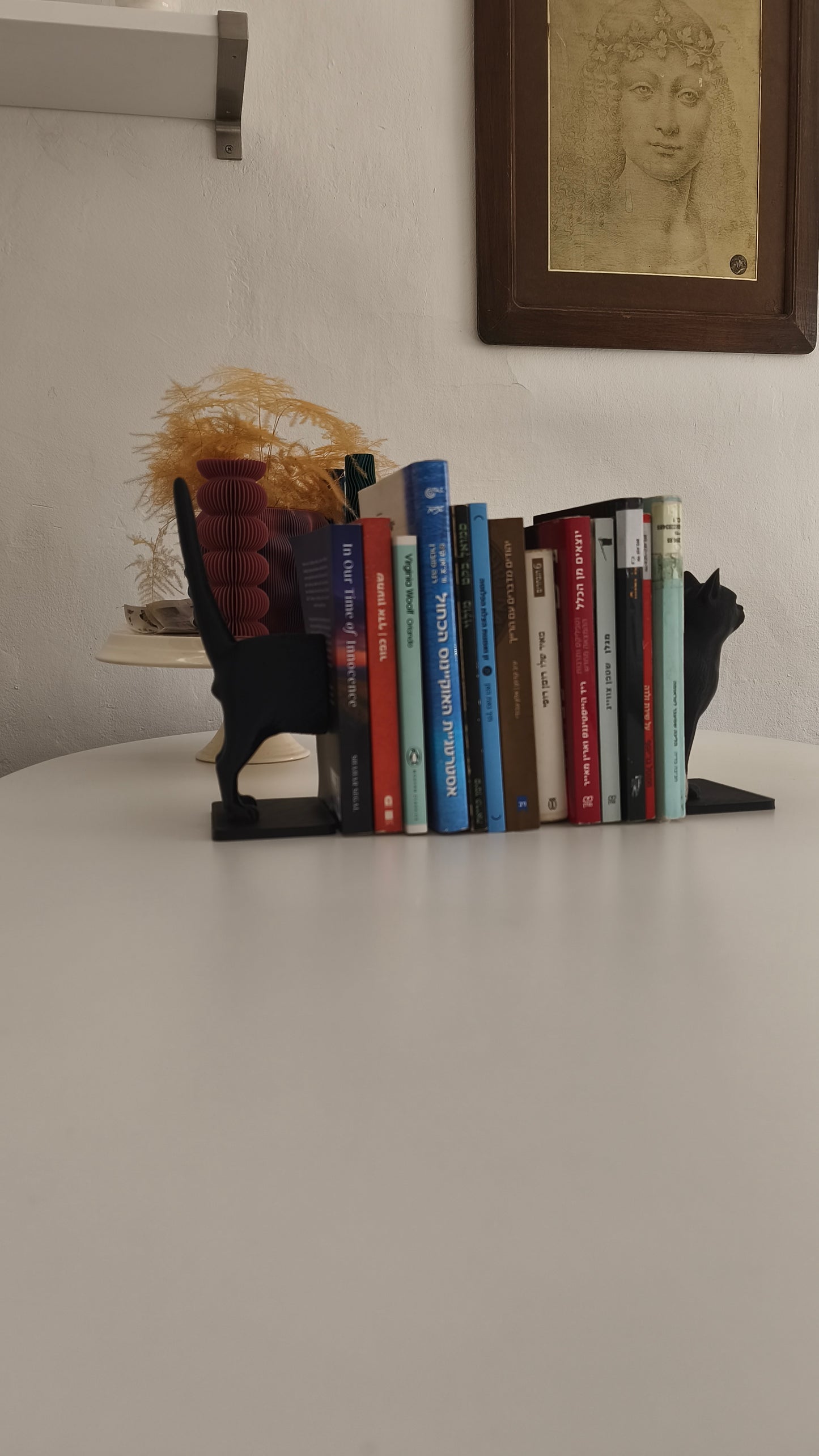 Cat Book Ends