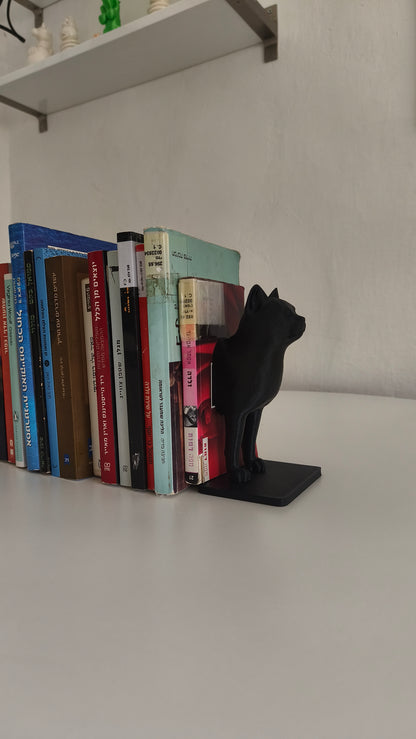 Cat Book Ends