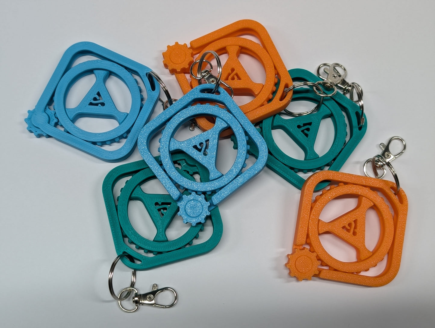 Tri Fidget Spinner Key Ring