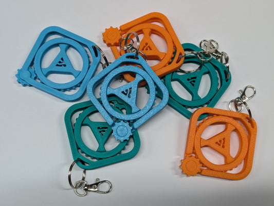 Tri Fidget Spinner Key Ring