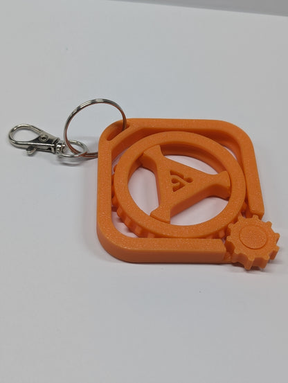 Tri Fidget Spinner Key Ring