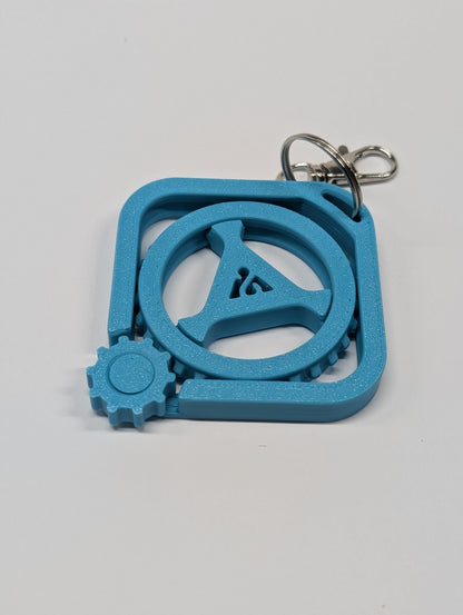 Tri Fidget Spinner Key Ring