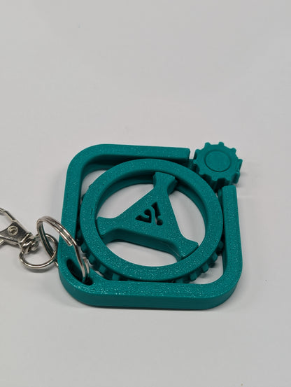 Tri Fidget Spinner Key Ring