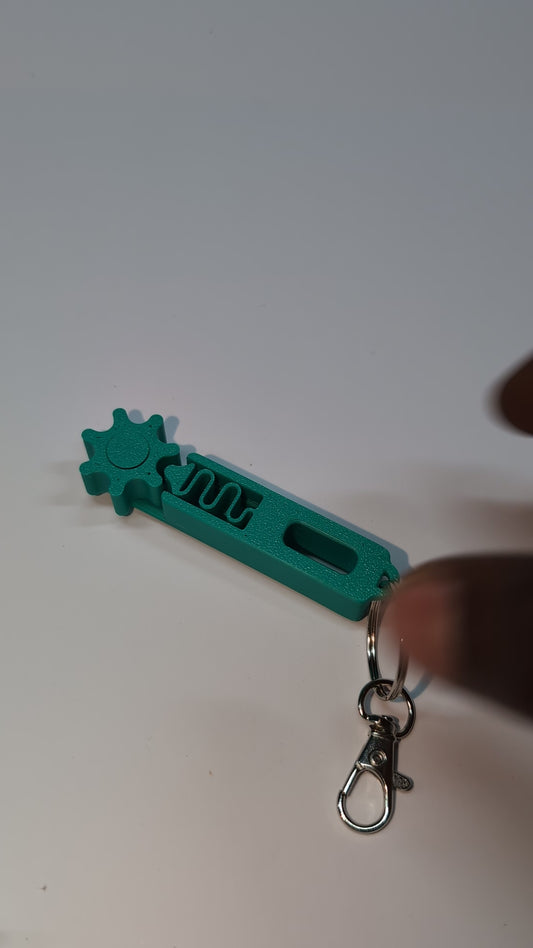 Clicker Fidget Keychain